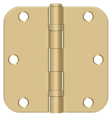 Deltana S35R5BB4 door hinge in satin stainless, additional view
