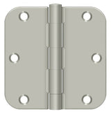 Deltana S35R5BK15 satin nickel door hinge