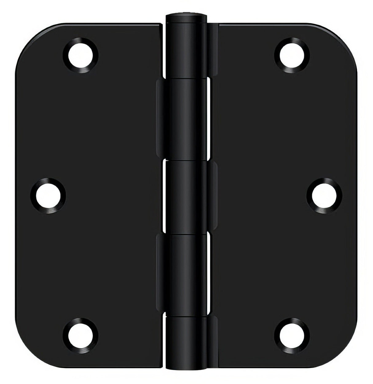 Deltana S35R5BK1B flat black steel door hinge