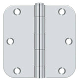 Deltana S35R5BK26 bright chrome door hinge