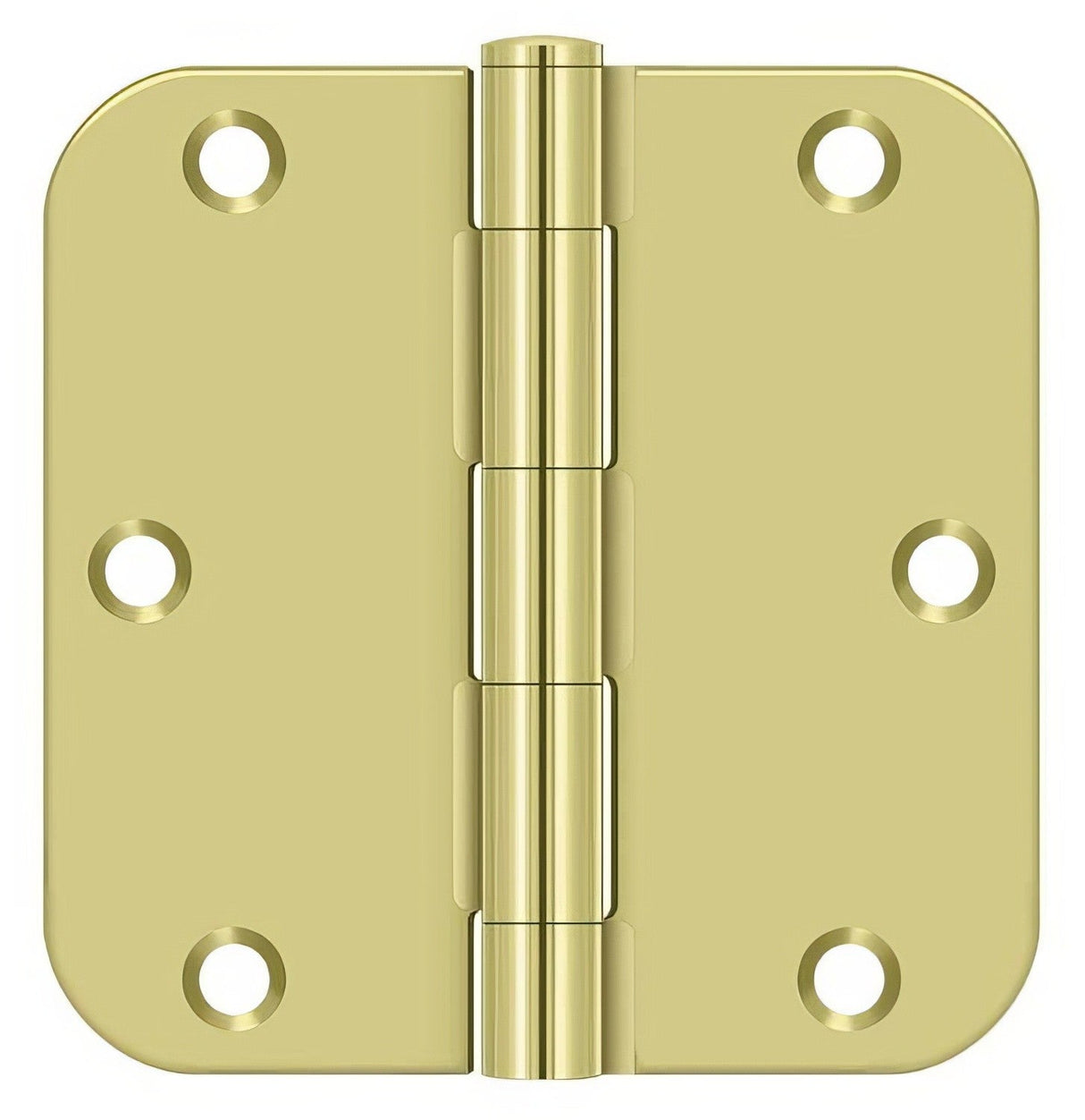 Deltana S35R5BK3 bright brass door hinge