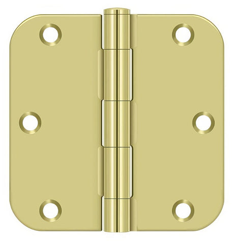 Deltana S35R5BK3 bright brass door hinge