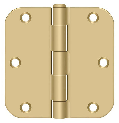 Deltana S35R5BK4 satin brass door hinge