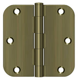 Deltana S35R5BK5 antique brass door hinge