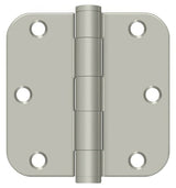 Deltana S35R5HD15 satin nickel door hinge