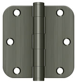 Deltana S35R5HD15A antique nickel door hinge