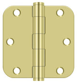 Deltana S35R5HD3 polished brass door hinge