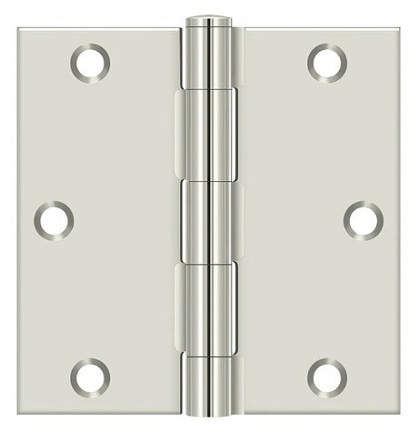 Deltana S35U14-R bright nickel door hinge