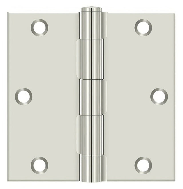 Deltana S35U14-R bright nickel door hinge
