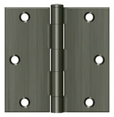 Deltana S35U15A-R antique nickel door hinge