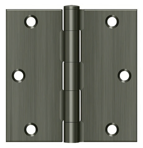 Deltana S35U15A-R antique nickel door hinge