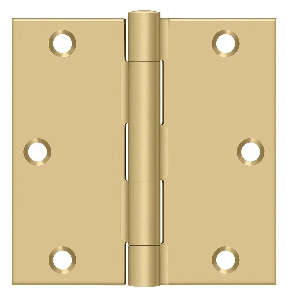 Deltana S35U4-R satin brass door hinge