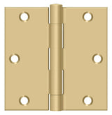 Deltana S35U4-R satin brass door hinge
