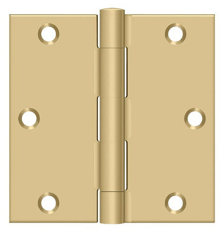 Deltana S35U4-R satin brass door hinge