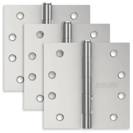 Ives S3P1020FRP625 bright chrome plain bearing hinge