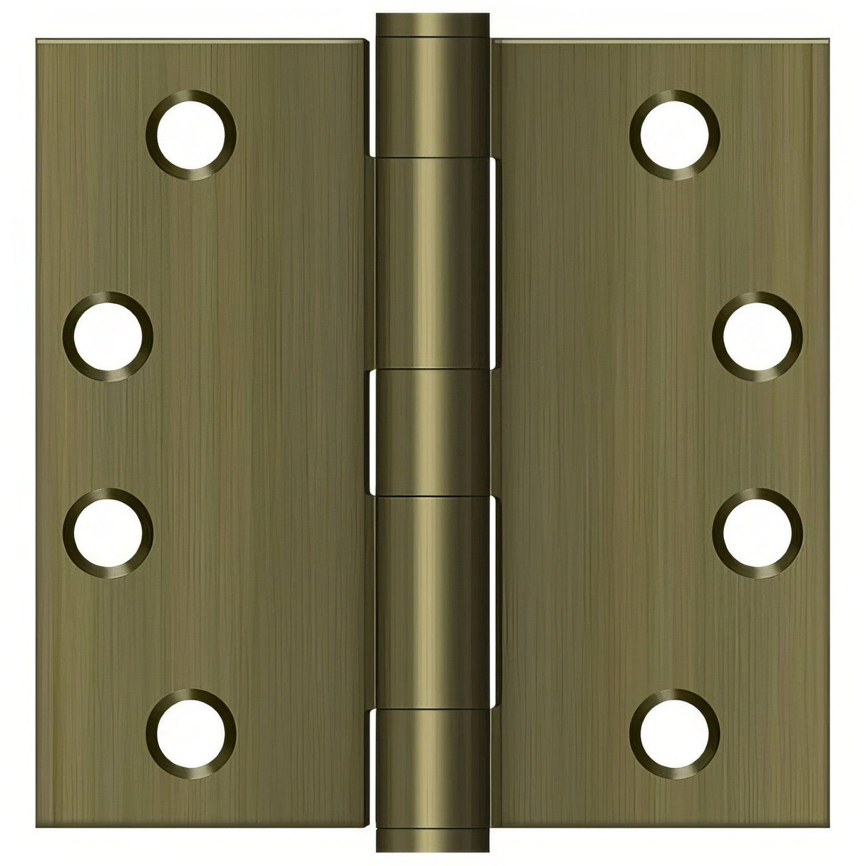 Deltana S44HD5 antique brass door hinge