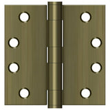 Deltana S44HD5 antique brass door hinge