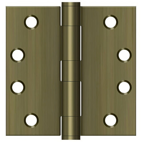 Deltana S44HD5 antique brass door hinge