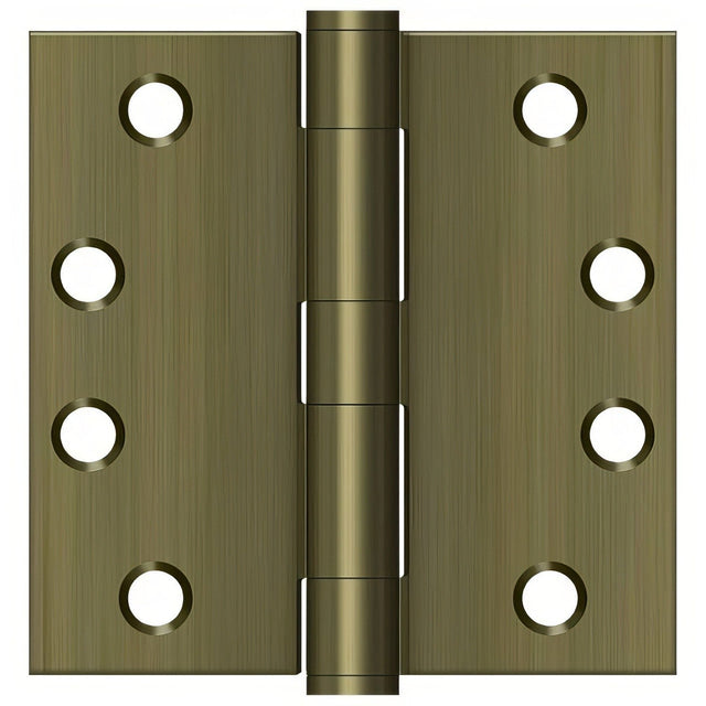 Deltana S44HD5 antique brass door hinge