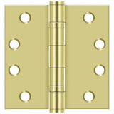 Deltana S44HDBB3 polished brass door hinge