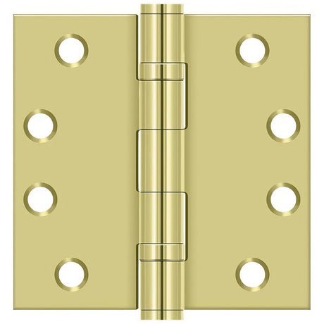 Deltana S44HDBB3 polished brass door hinge