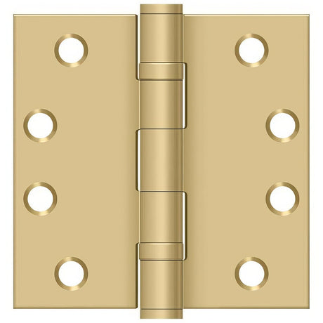 Deltana S44HDBB4 satin brass door hinge