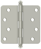 Deltana S44R415-BT satin nickel door hinge
