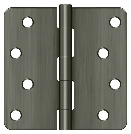Deltana S44R415A antique nickel door hinge
