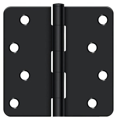 Deltana S44R41B flat black door hinge