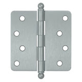 Deltana S44R426D-BT satin chrome door hinge