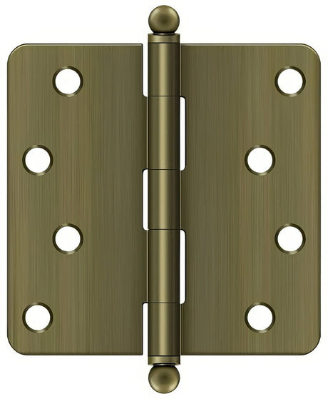 Deltana S44R45-BT antique brass door hinge
