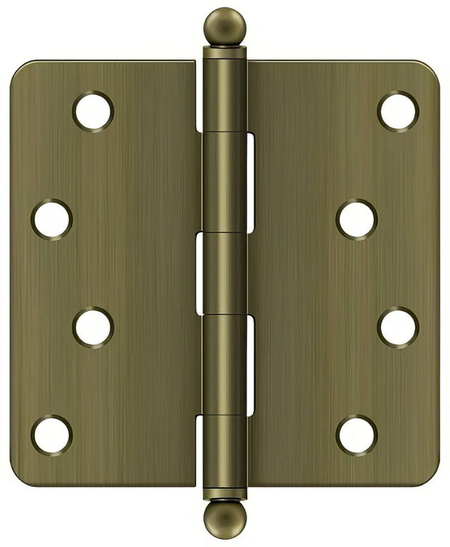 Deltana S44R45-BT antique brass door hinge