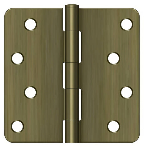 Deltana S44R45 antique brass door hinge