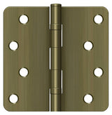Deltana S44R4BB5 antique brass door hinge