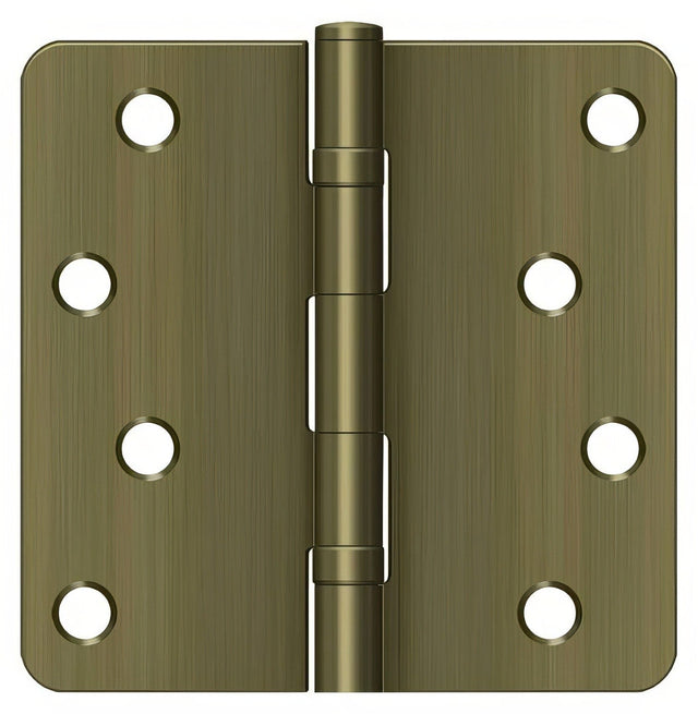 Deltana S44R4BB5 antique brass door hinge