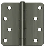 Deltana S44R4BK15A antique nickel door hinge