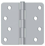 Deltana S44R4BK26D brushed chrome door hinge