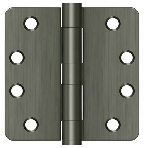 Deltana S44R4HD15A antique nickel door hinge