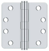 Deltana S44R4HD26 chrome door hinge