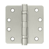 Deltana S44R4HDB15 satin nickel door hinge