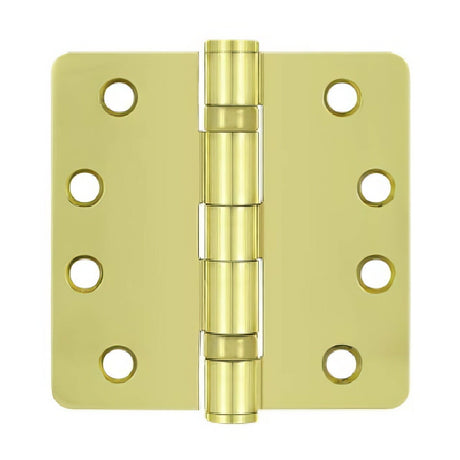 Deltana S44R4HDB3 polished brass door hinge
