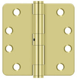 Deltana S44R4HDN3 bright brass door hinge