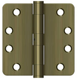 Deltana S44R4HDN5 antique brass door hinge