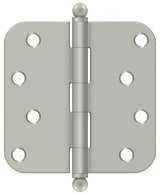 Deltana S44R515-BT satin nickel door hinge
