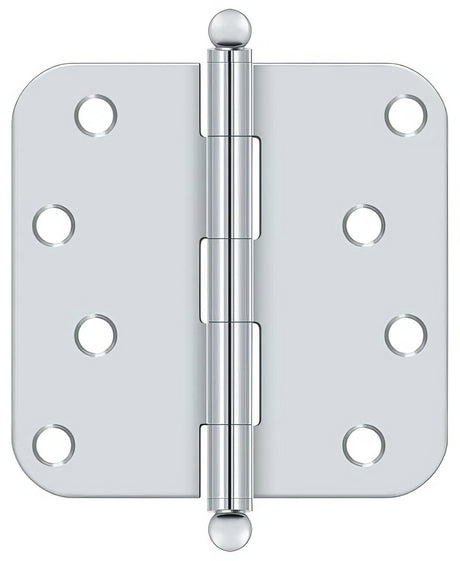 Deltana S44R526-BT polished chrome door hinge