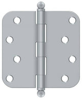 Deltana S44R526D-BT satin chrome door hinge