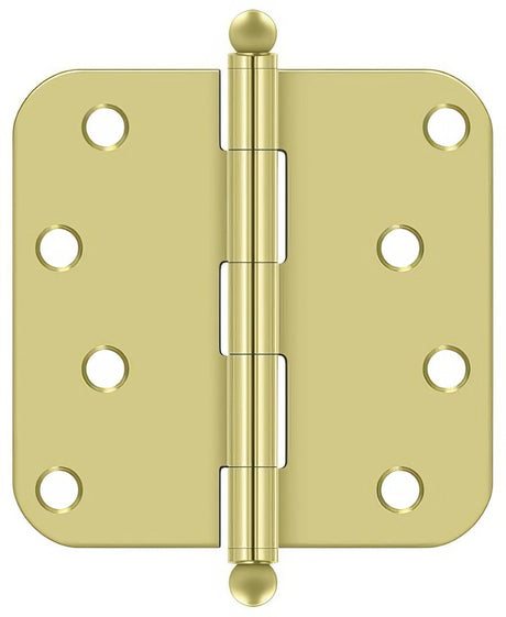 Deltana S44R53-BT polished brass door hinge