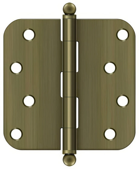 Deltana S44R55-BT antique brass door hinge