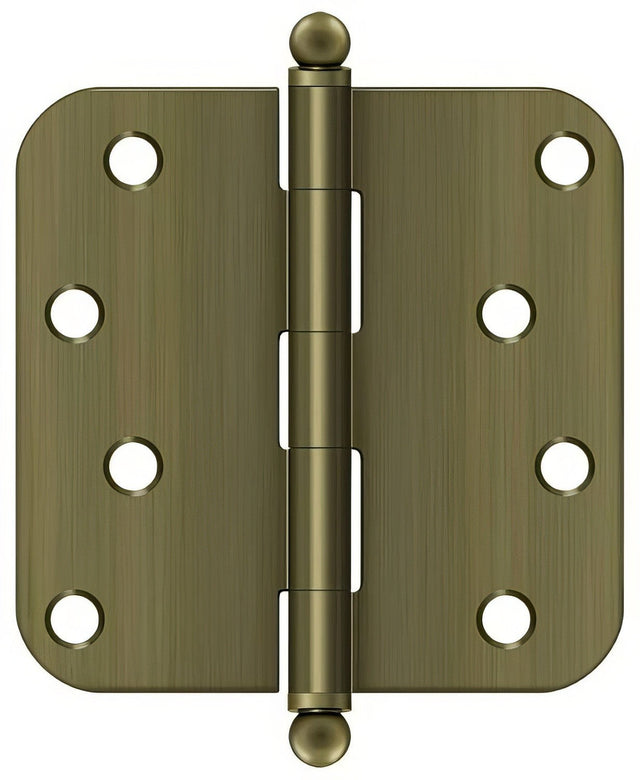 Deltana S44R55-BT antique brass door hinge