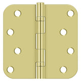Deltana S44R5BB3 door hinge in satin nickel, additional view